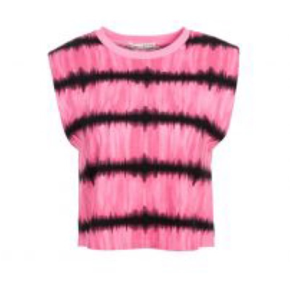 Alice + Olivia Desma Cropped Tie-Dyed Cotton-Jersey Tank